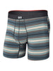 Saxx Vibe Xtra Soft Comfort Baja Stripe-Dark Sage Boxer