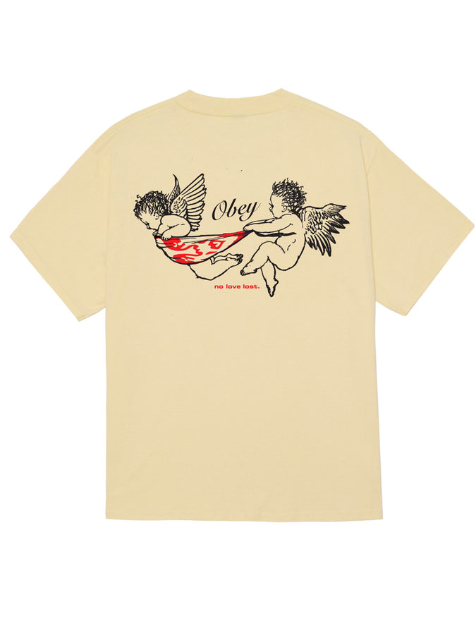Obey No Love Lost T-Shirt Summer 2026 | PALE YELLOW (PLY)