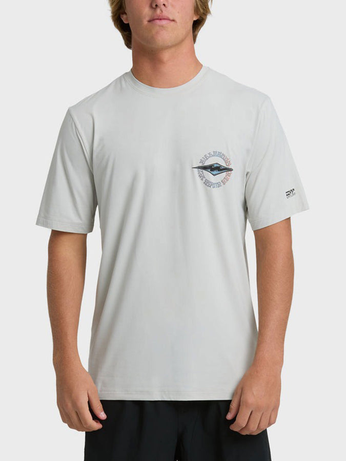 Billabong Hollow Diamond Short Sleeve Rashguard Summer 2026 | SILVER (SLV)