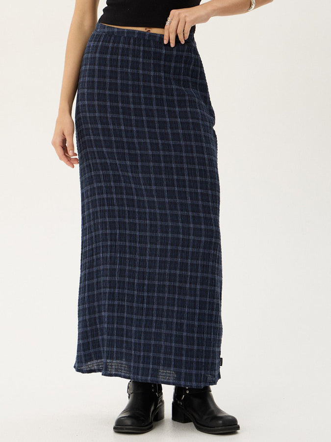 Afends Lita Thea Maxi Skirt Fall 2026 | MIDNIGHT CHECK