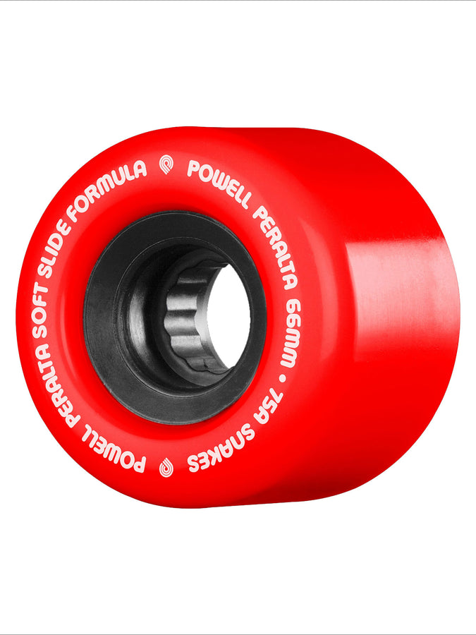 Powell Snakes Soft Slides 75A Skateboard Wheels | RED