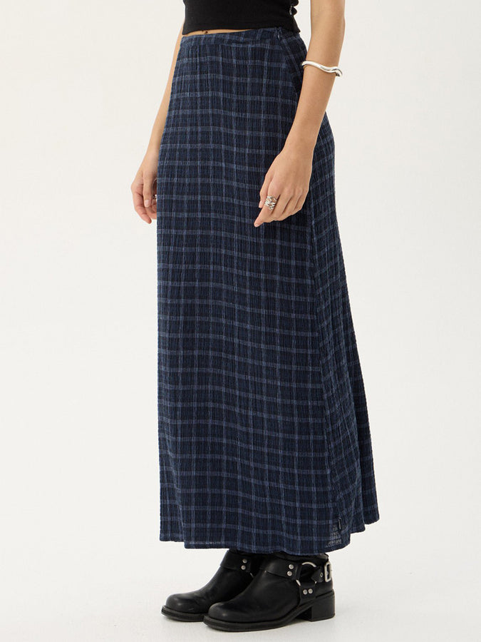 Afends Lita Thea Maxi Skirt Fall 2026 | MIDNIGHT CHECK