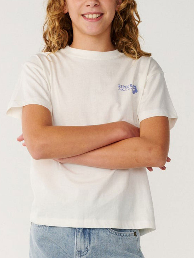 Rip Curl Surf Puff Relaxed T-Shirt Fall 2026 | BONE/BLUE (2451)