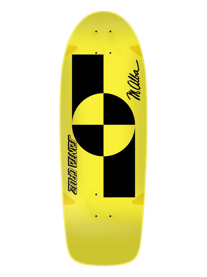 Santa Cruz Malba Crash Test 10.03’’ Skateboard Deck | YELLOW