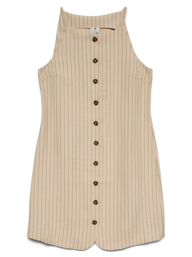 Vero Moda Kiara Dress Spring 2026 | OATMEAL STRIPES