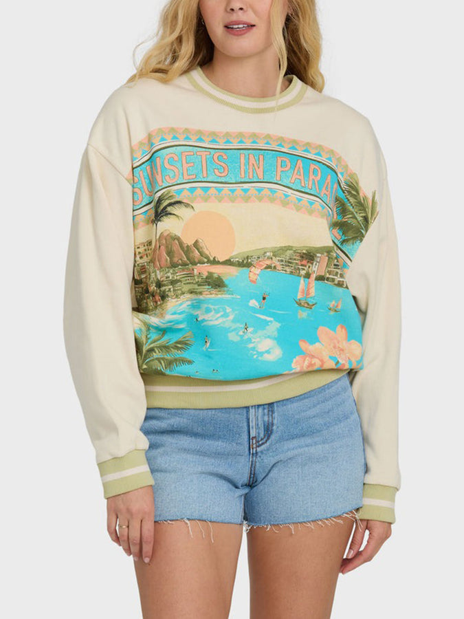 Billabong Summer Kendal Crewneck Sweatshirt Fall 2026 | WHITE CAP (WCP)