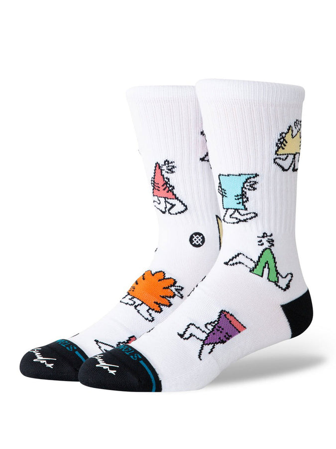 Stance x Lucas Beaufort Shape Shifter Socks | WHITE (WHT)