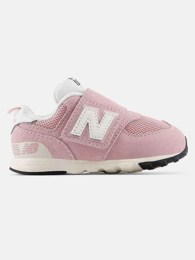 New Balance 574 NEW-B Hook & Loop Pink Chalk/Sea Salt Shoes Fall 2026 | PINK CHALK/SEA SALT