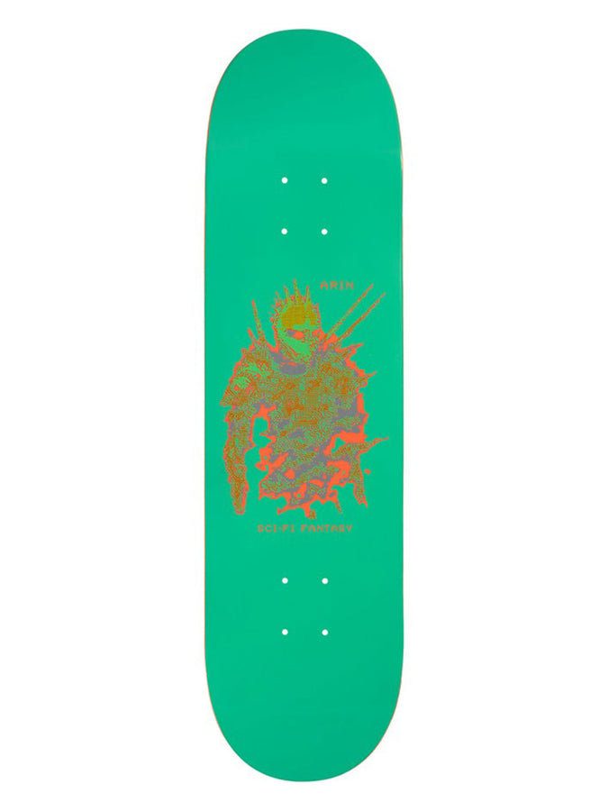 Sci-Fi Fantasy Arin Lester Digital Knight 8.25’ Skateboard Deck | GREEN
