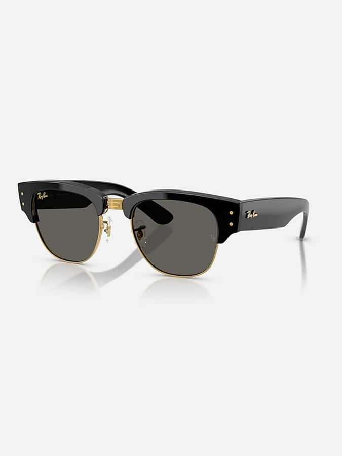 Ray Ban x Asap Rockey Mega Clubmaster Black On Gold /Dark Grey Sunglasses | BLACK ON GOLD/DARK GREY