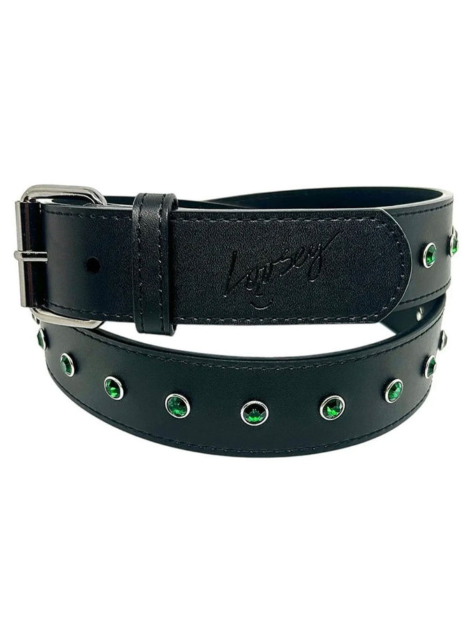 Loosey Rhinestone Belt | BLACK