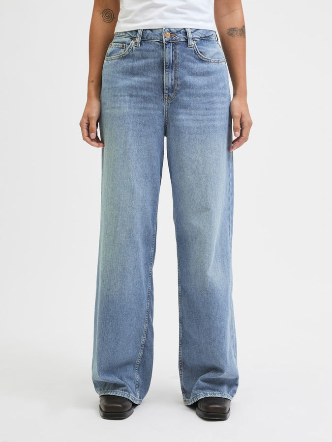 Jjxx Tokyo Wide Hw R6078 Jeans Fall 2026 | LIGHT BLUE DENIM