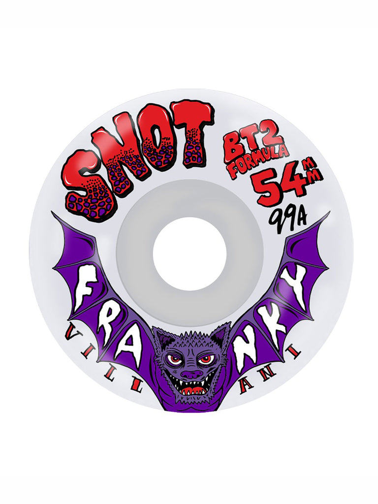 Snot Crystal Clear Franky Villani Conical Skateboard Wheels | EMPIRE
