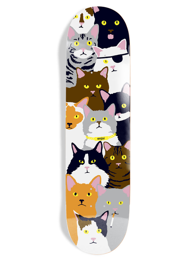 Enjoi R7 Cat Collage 8’’ Skateboard Deck | MULTI