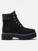 Timberland Stone Street 6'' Waterproof Platform Jet Black Boots Fall 2026