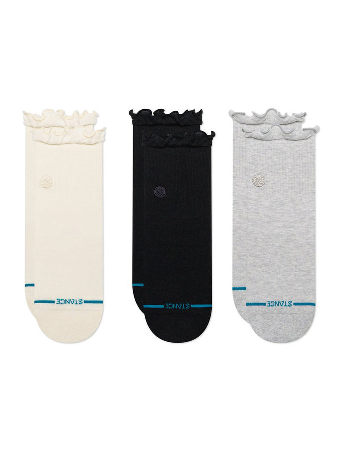 Stance Ruffle Icon Quarter 3 Pack Socks | MULTI (MUL)