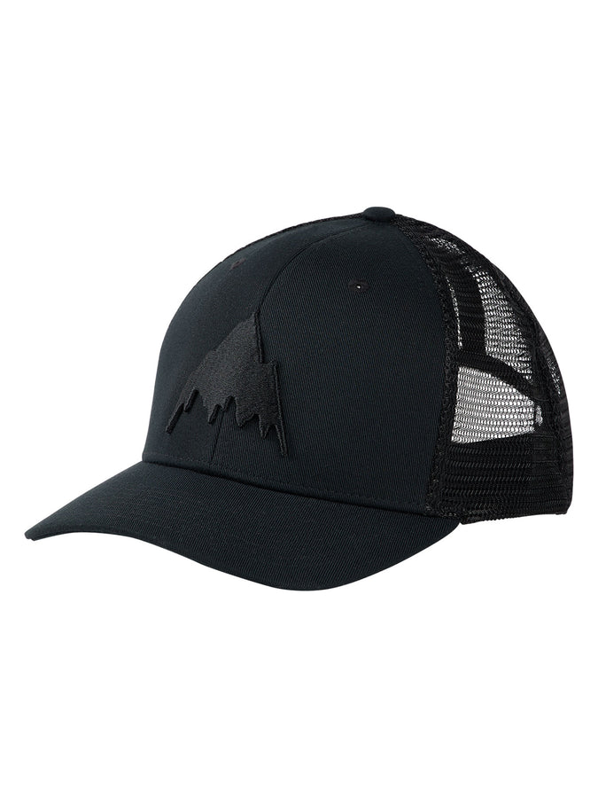 Burton Harwood Snapback Hat | TRUE BLACK (A04)