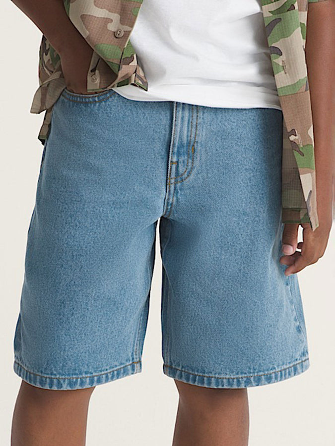 Vans Check 5 Baggy Denim Shorts Fall 2026 | STONEWASH BLUE (CDX)
