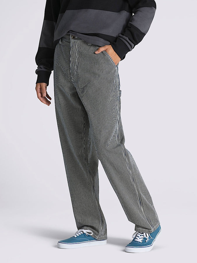Vans Drill Chore Loose Tapered Carpenter Hickory Stripe Pants Fall 2026 | INDIGO (IND)