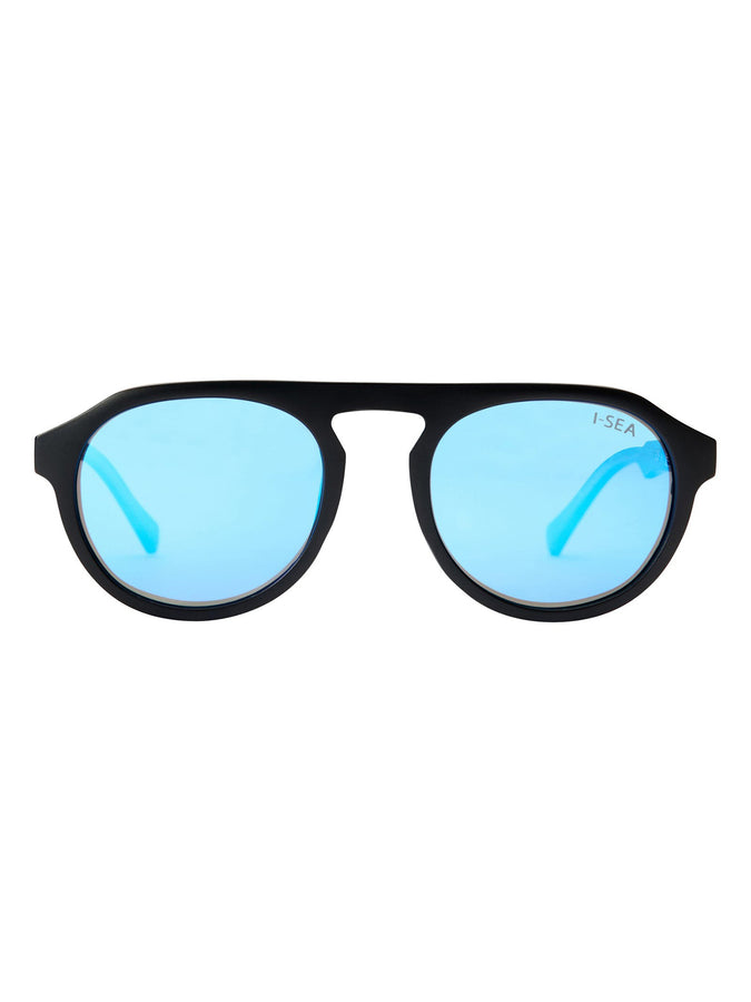 Ivan Florence Sunglasses | BLACK/BLUE MIRROR