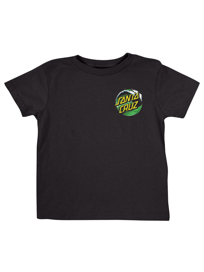 Santa Cruz Wave Dot T-Shirt Summer 2026 | BLACK