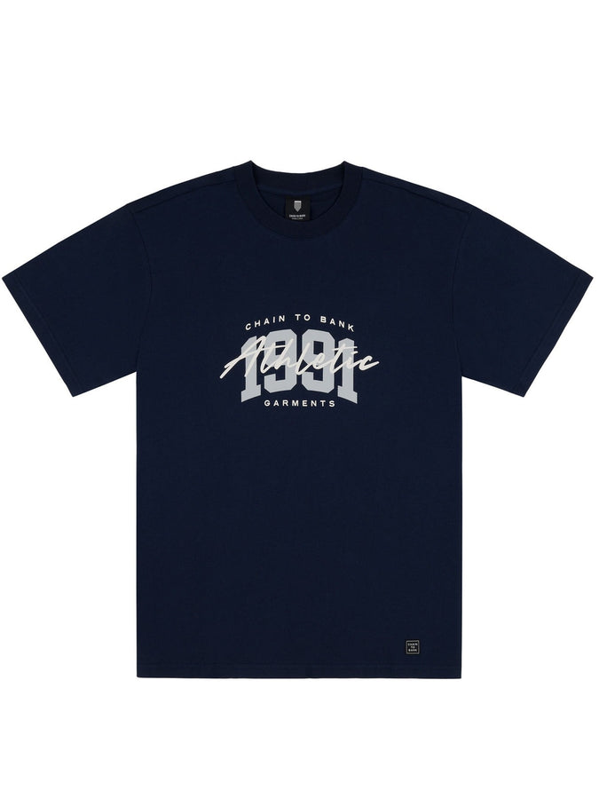 Chain To Bank Athlete Of The Year T-Shirt Fall 2026 | NAVY