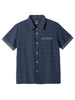 Dark Seas Scales Short Sleeve Buttondown Shirt Spring 2026