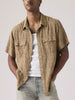 Levis Relaxed Western Bran Floral Tiger Eye Short Sleeve Buttondown Shirt Spring 2026
