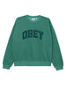 Obey Collegiate Pigment Crewneck Sweatshirt Spring 2026