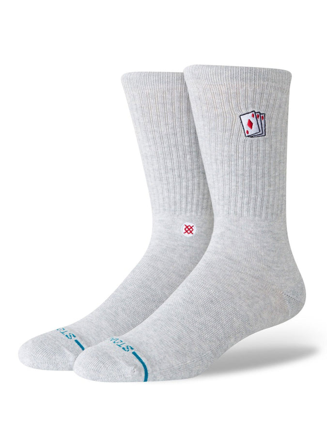 Stance Hit Me Socks | HEATHER GREY (HGR)