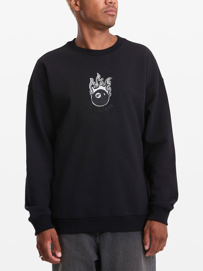 Volcom Fa Seth Conboy Crewneck Sweatshirt Spring 2026 | BLACK (BLK)
