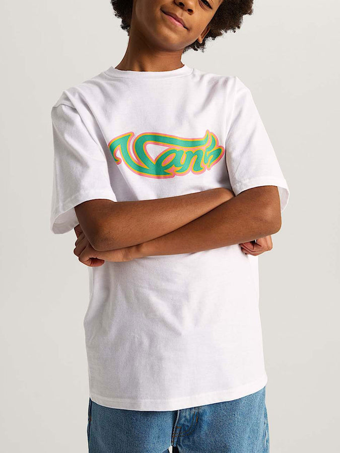 Vans Wavy Script T-Shirt Summer 2026 | WHITE (WHT)