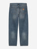 Carhartt Wip Aaron Blue Dark Used Wash Jeans Spring 2026