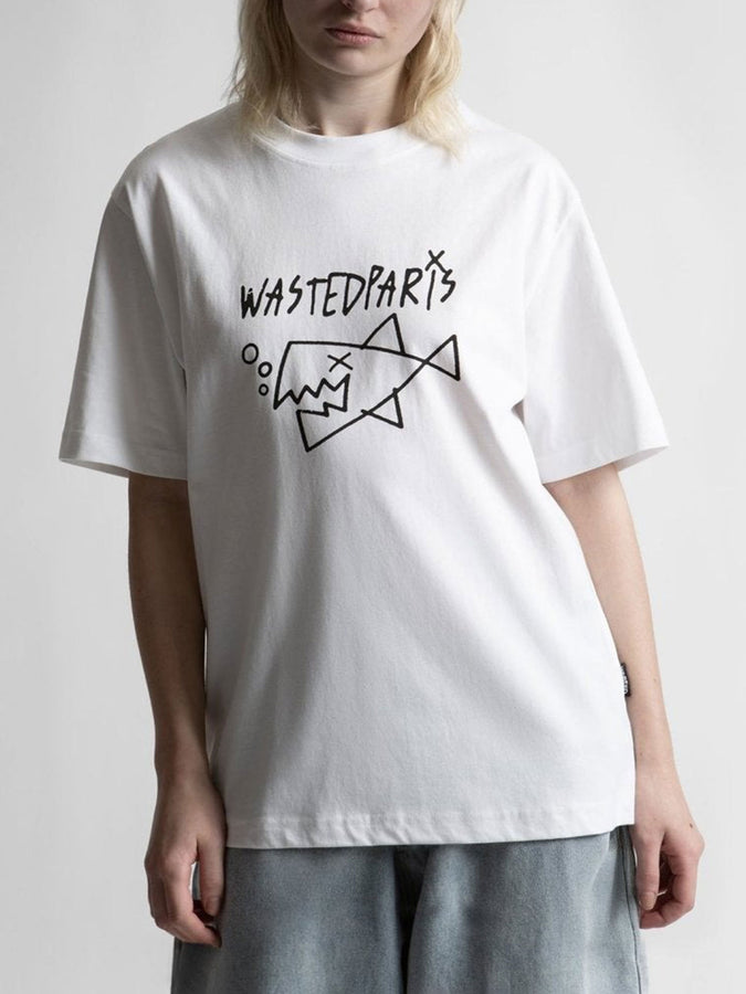 Wasted Paris Give Up T-Shirt Spring 2026 | WHITE