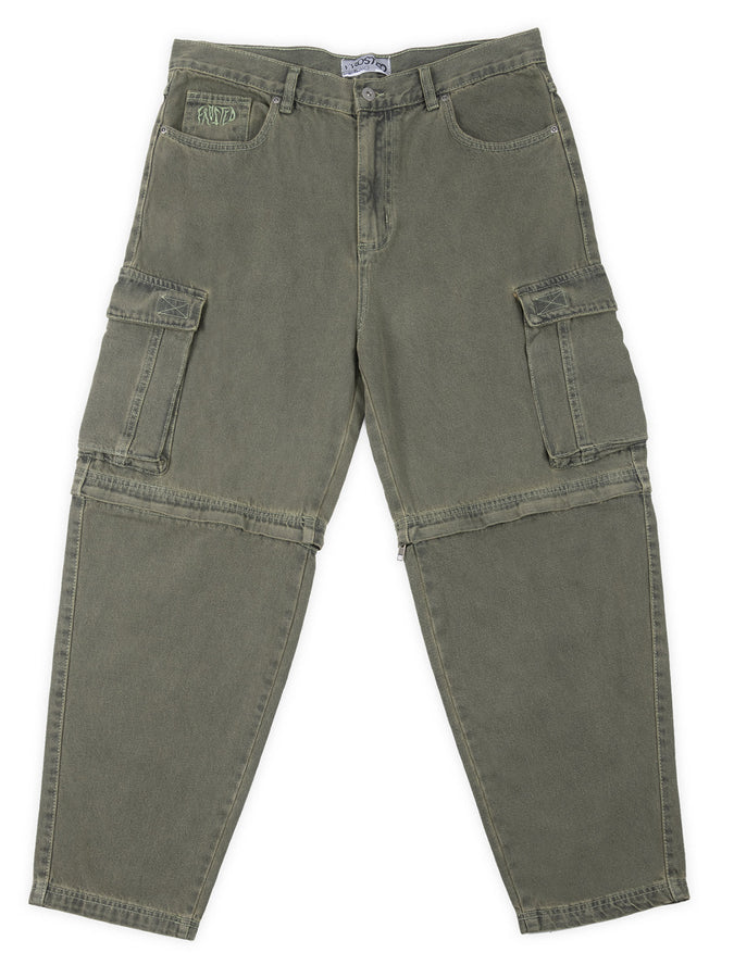 Frosted Cargo Transformer Jeans Spring 2026 | CHILL GREEN