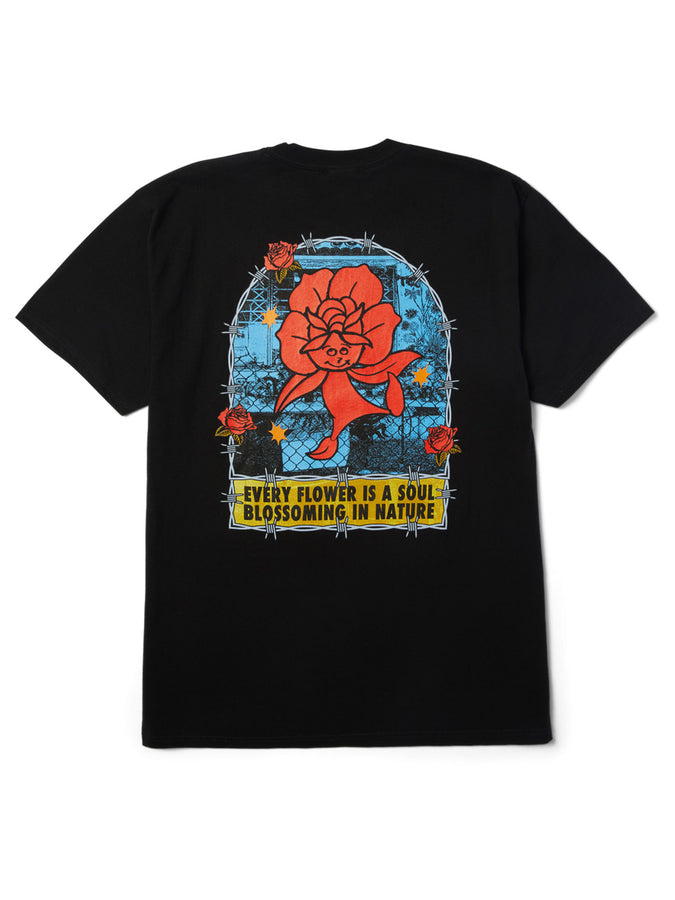 Huf Flower District Short Sleeve T-Shirt Fall 2026 | BLACK