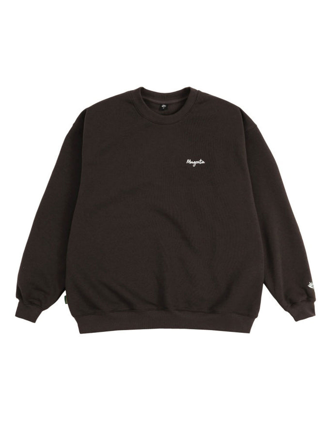 Magenta Script Crewneck Sweatshirt Holiday 2025 | CHOCOLATE