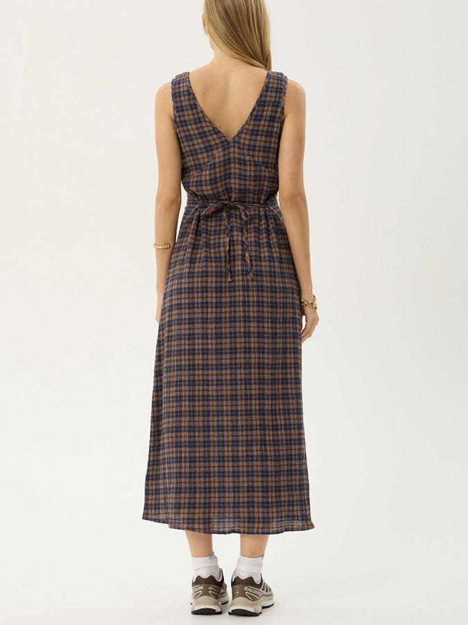 Afends Tully Shev Maxi Dress Fall 2026 | INDIGO CHECK