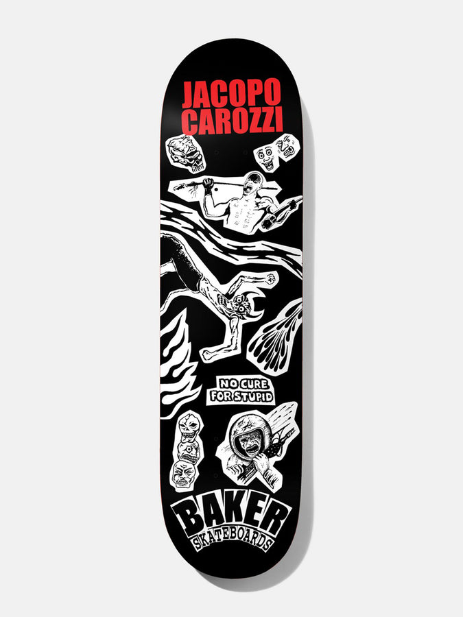 Baker Divine Evil Carozzi 8.25’’ Skateboard Deck | BLACK