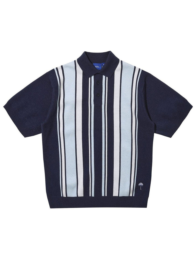 Hélas Bronx Knit Short Sleeve Polo Fall 2026 | NAVY
