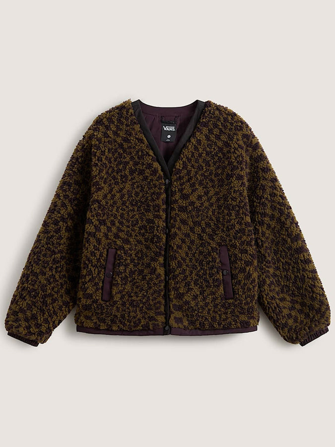 Vans Suffolk Cheetah Check Pilecoat Jacket Holiday 2025 | DARK PORT (EMS)