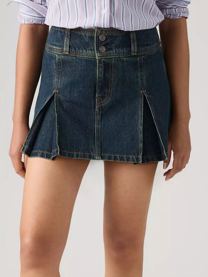 Levis Inverted Pleat Happy Tale Stone Mini Skirt Fall 2026 | HAPPY TALE STONE (0004)