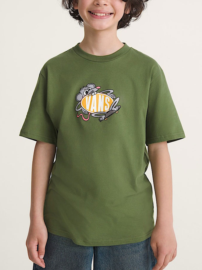 Vans Rad Rodent T-Shirt Youth 7-14 Holiday 2026 | GREEN BALSAM (GRK)