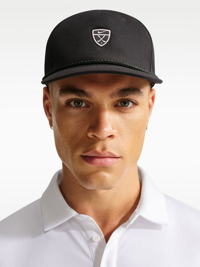 Nike Golf Pro Unstructured Aerobill Par Snapback Hat | BLACK/ANTHRACITE (010)