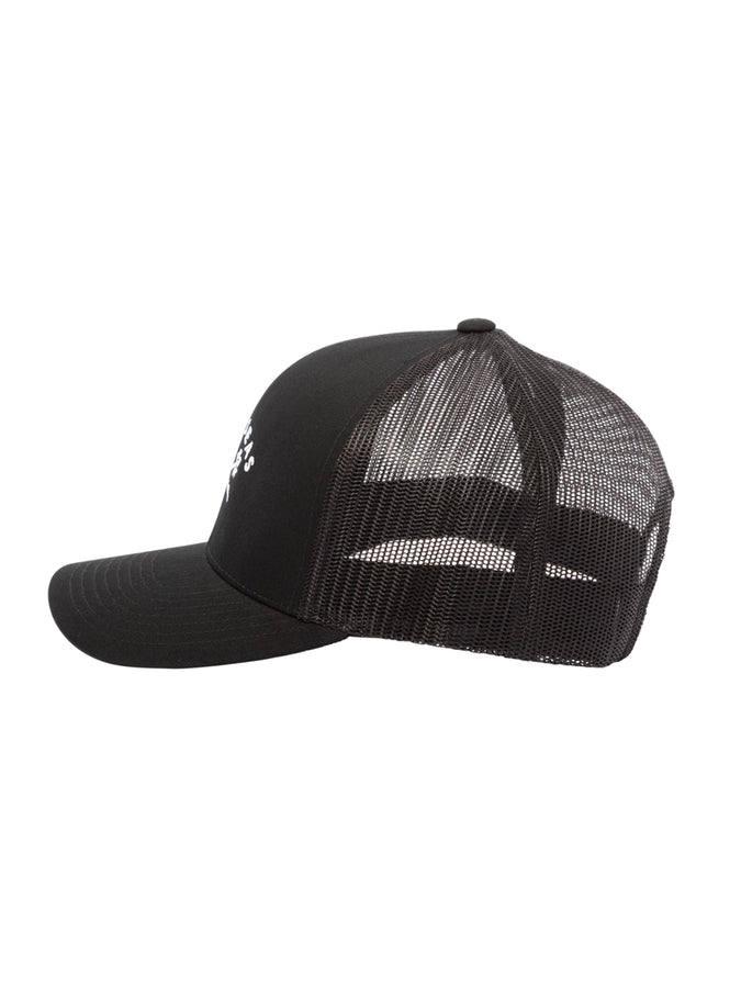 Dark Seas Murre Trucker Hat | BLACK/BLACK