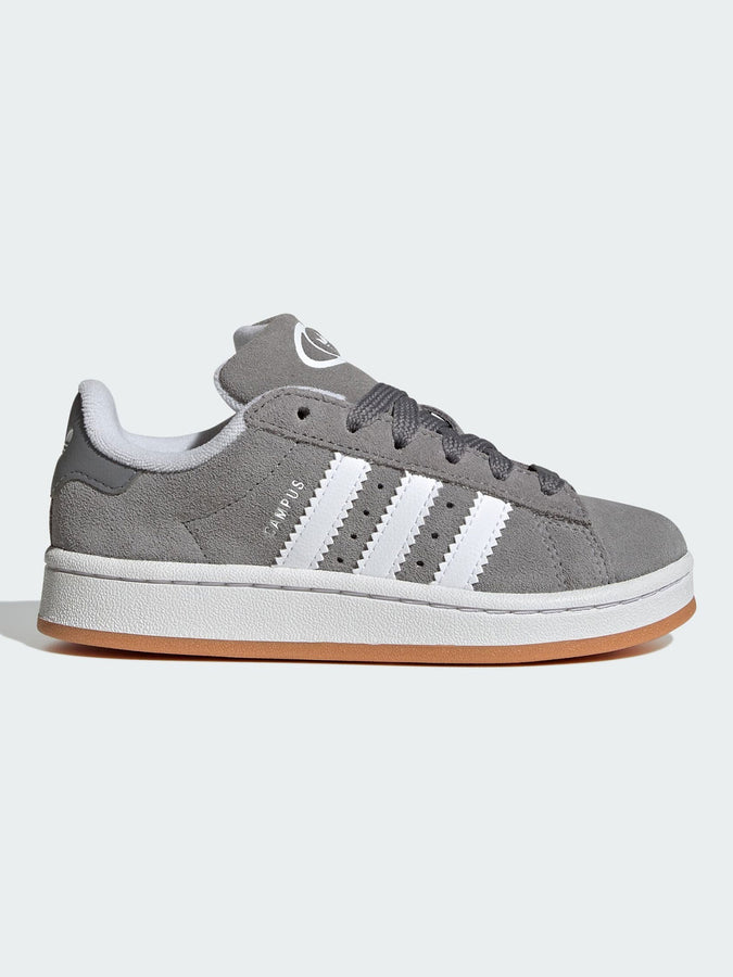 Adidas Campus 00s Grey/White/White Shoes | GREY/WHITE/WHITE