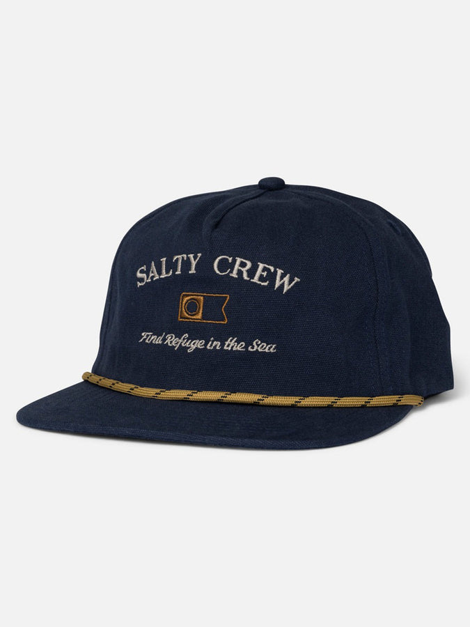 Salty Crew Steadfast Snapback Hat | NAVY
