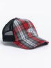 Corduroy Plaid Trucker Hat