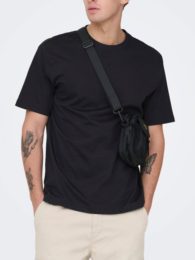 Only & Sons Fred Life T-Shirt Fall 2026 | BLACK
