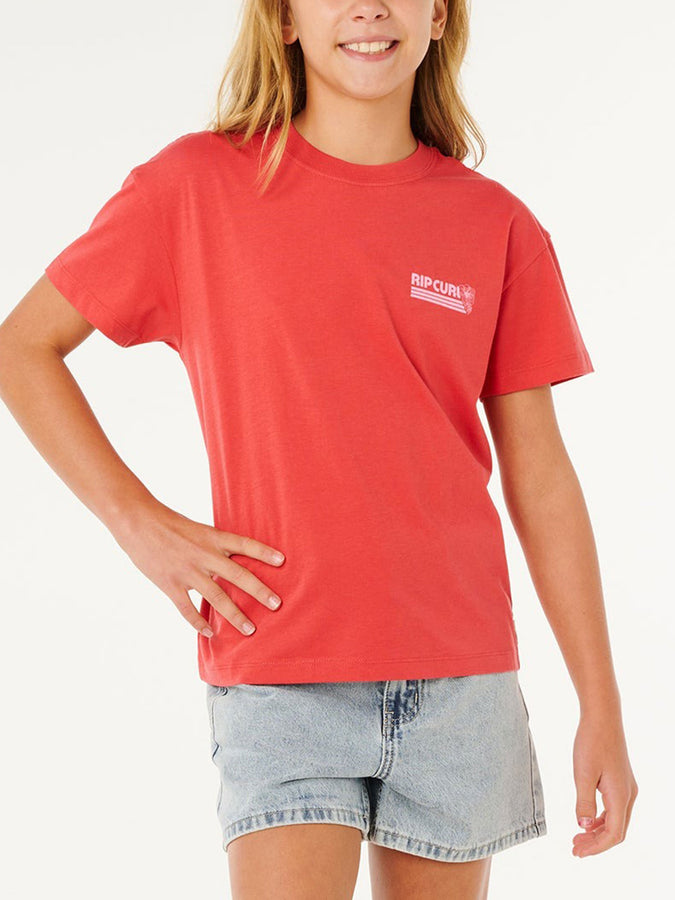 Rip Curl Ocean Break T-Shirt Spring 2026 | DEEP RED (0582)